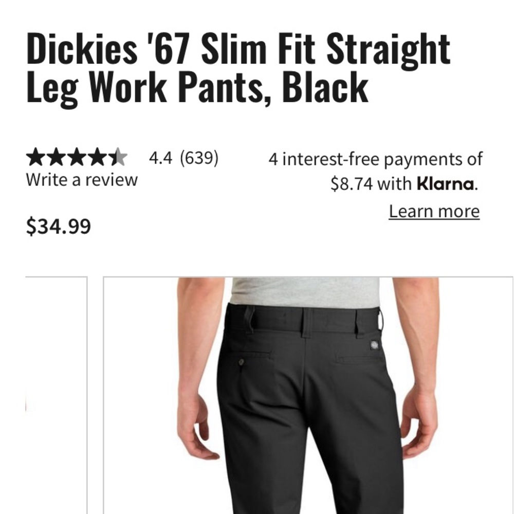 X3- Dickies ‘67 straight leg work pants